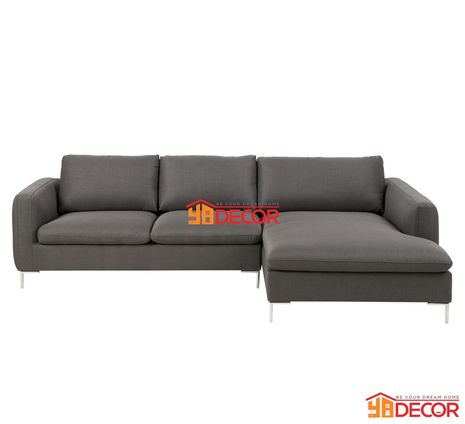 Sofa TALIDA góc L, da nâu