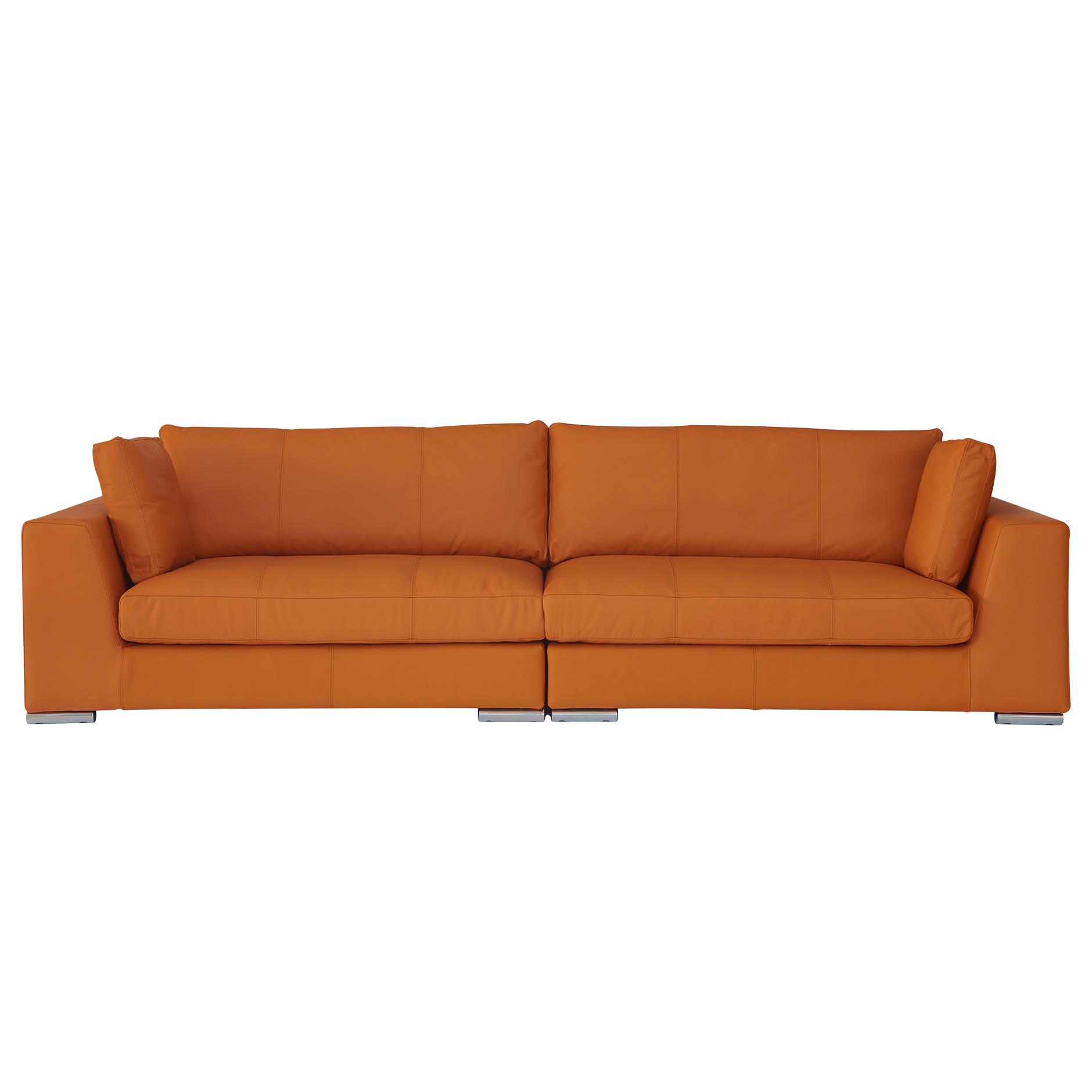 Sofa AMERY 3 chỗ, Nâu Caramel