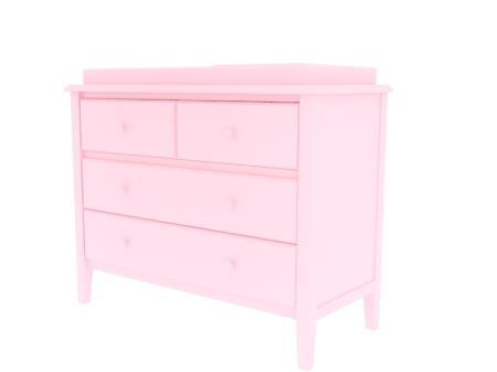 Tủ thay tã Sophie Changing Dresser Pink 950074