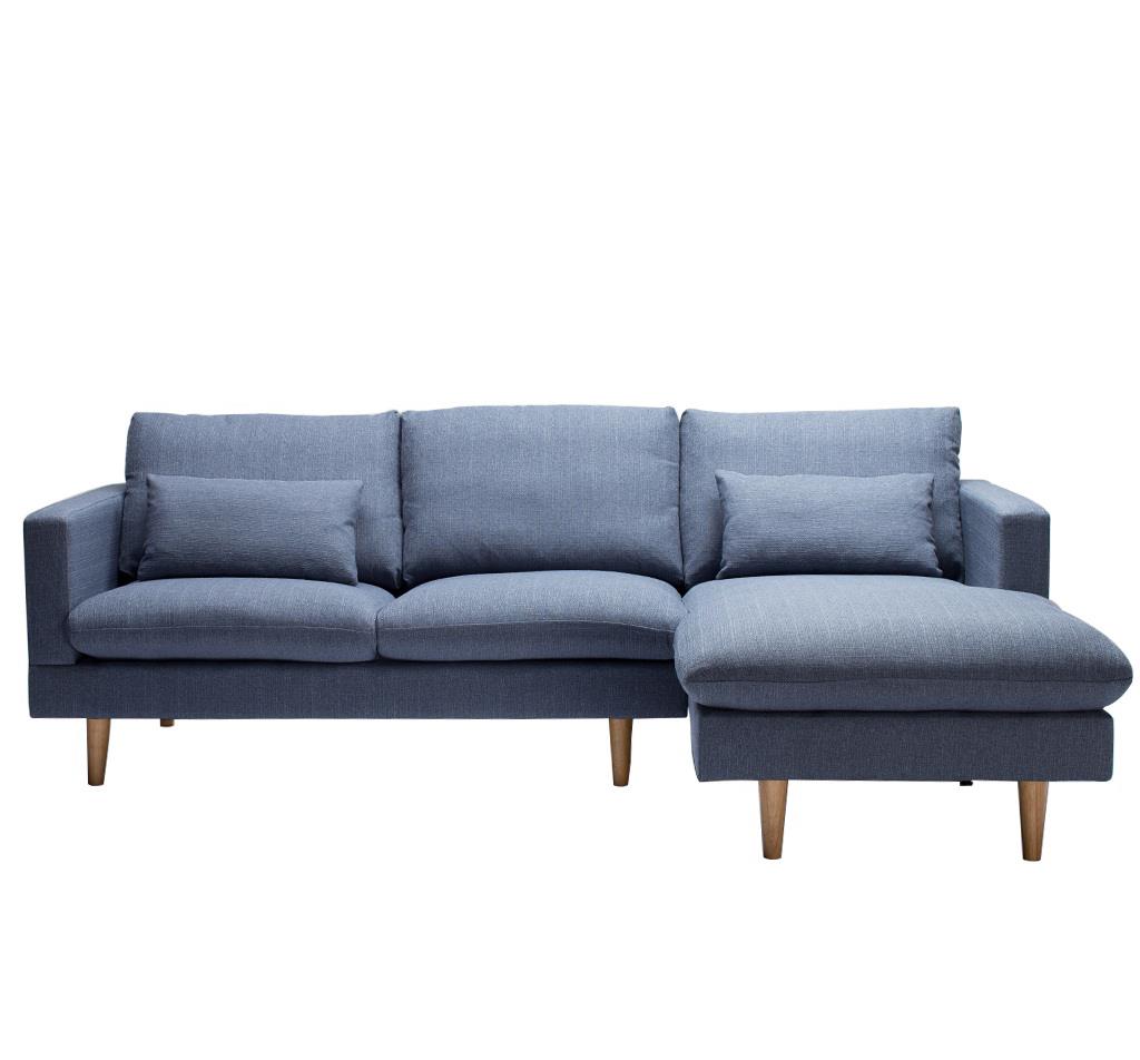 Sofa SUNDERLAND 2 chỗ góc L, xanh đất