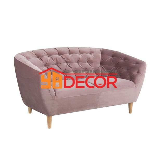 Sofa RIA 2 chỗ, hồng đất