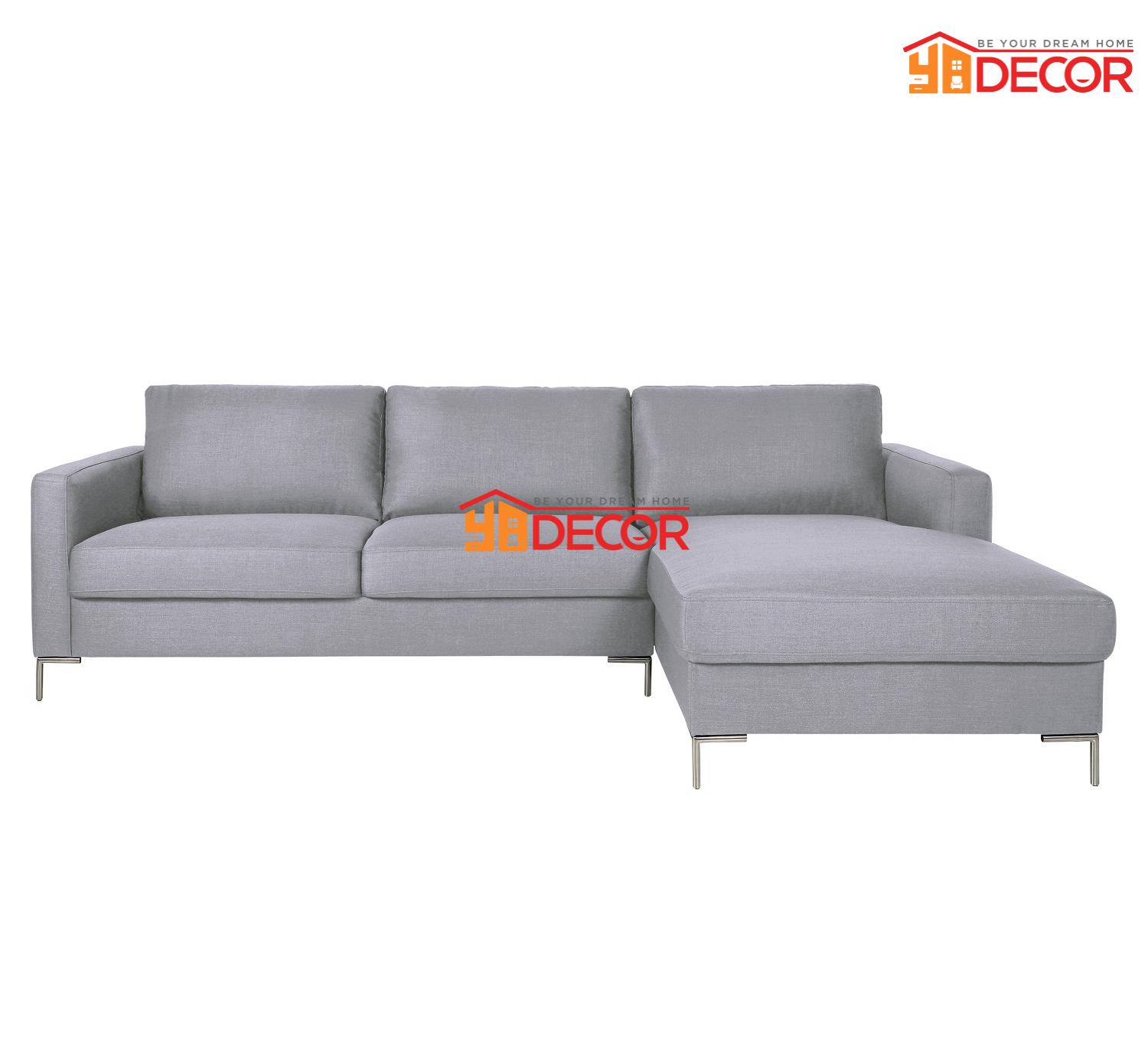 Sofa AVIO góc, xám nhạt