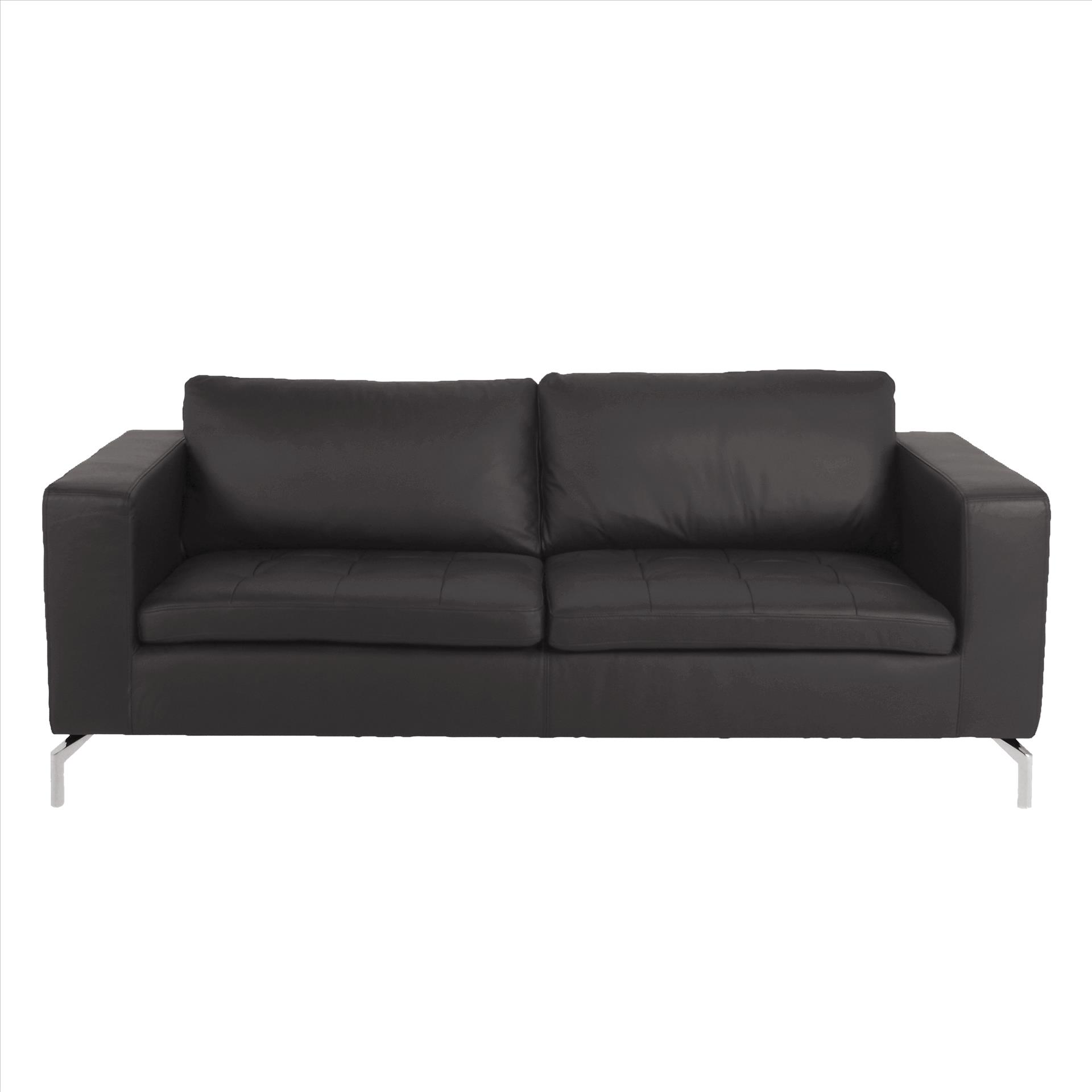 Sofa STYLO 3 chỗ, da nâu